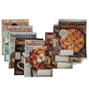 Southern Living Magazine Set of 8 Combined Years 2019-2020 Recipes